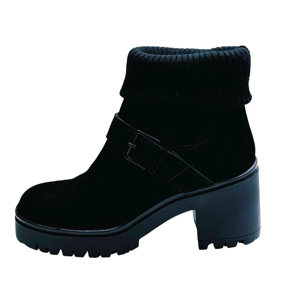 BLONDO Remi Waterproof Stretch Knit Lug Bootie 8 - Picture 10 of 10